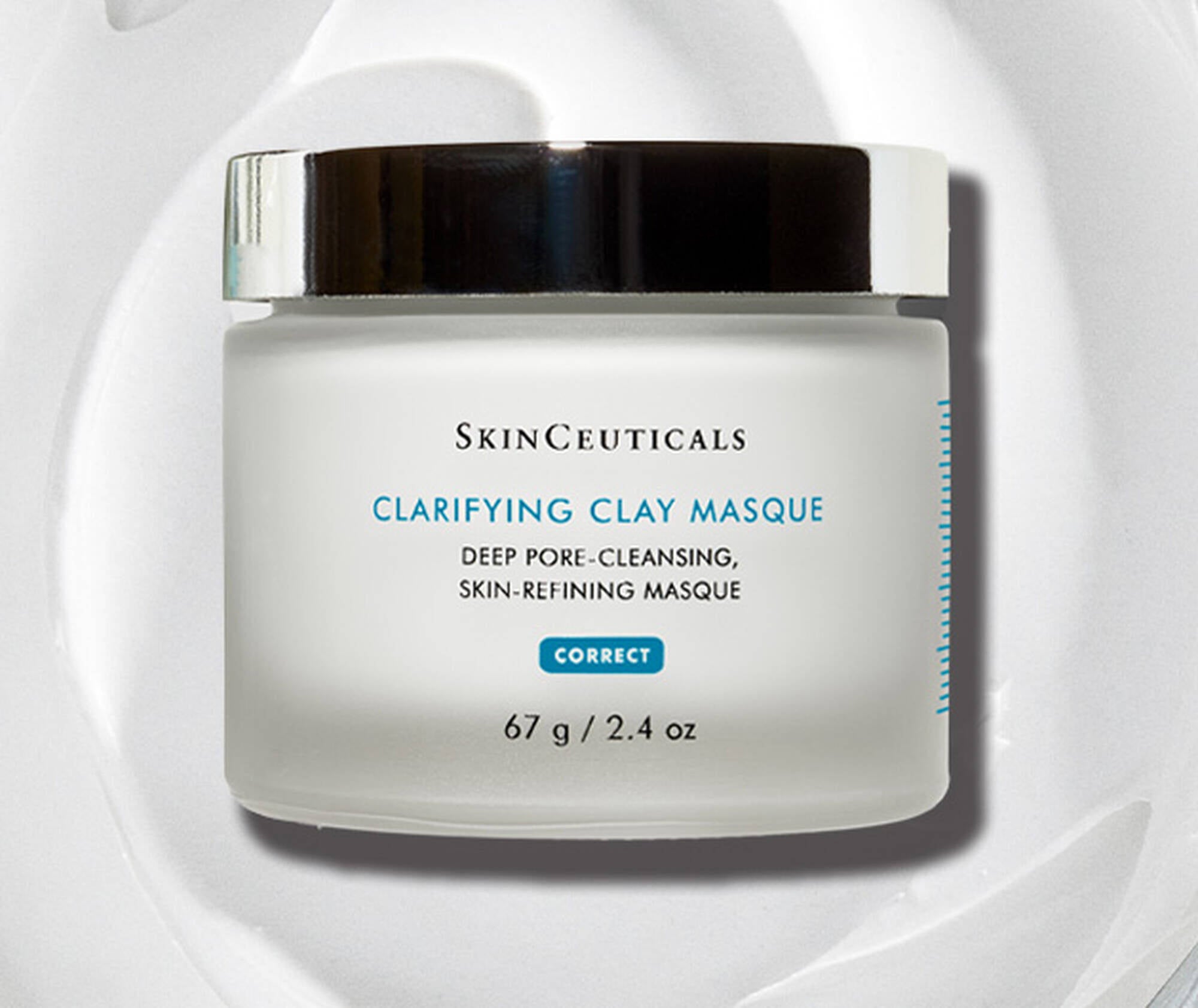 SkinCeuticals Clarifying Clay Masque jar on a white background
