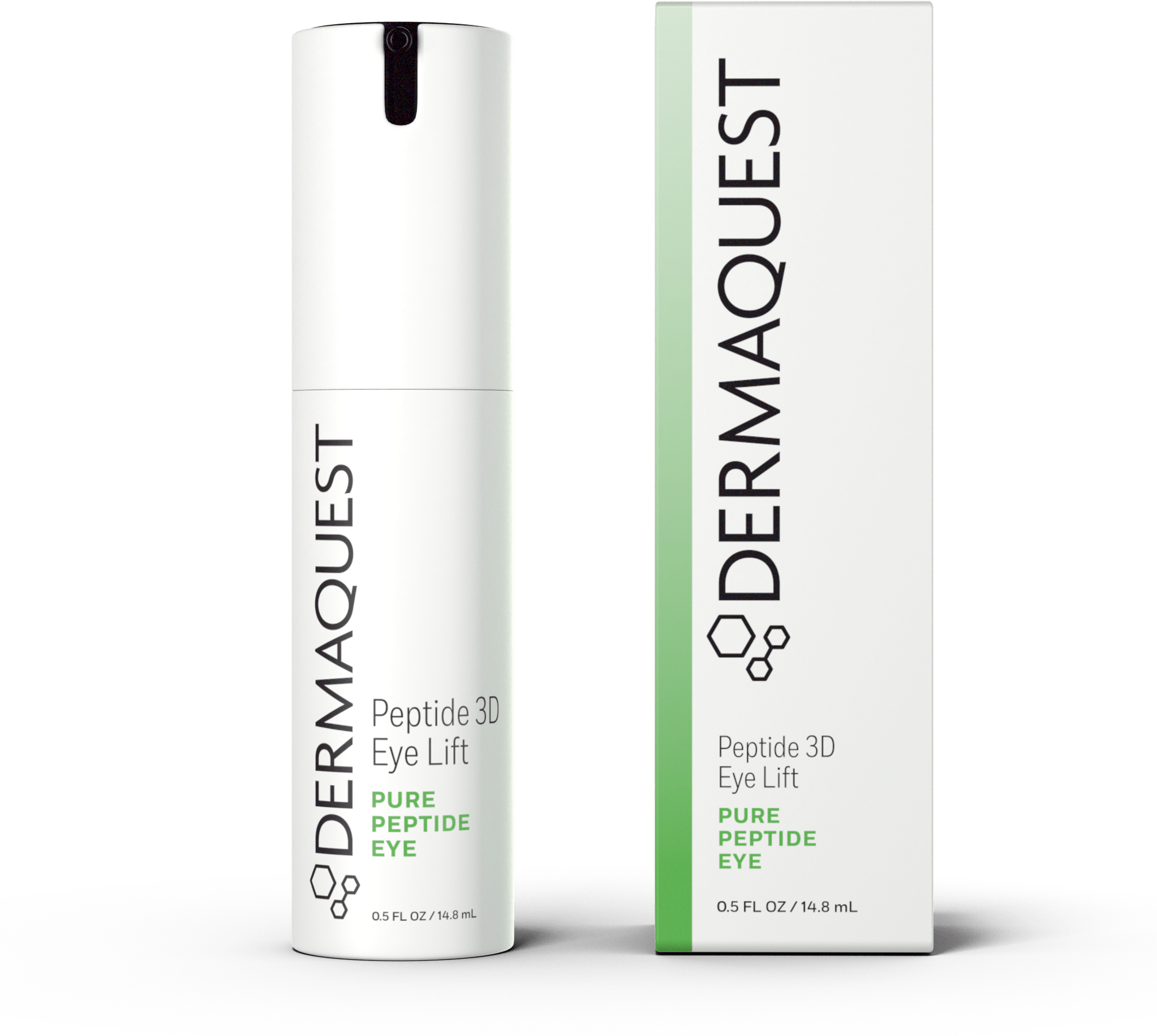 DermaQuest Peptide 3D Eye Lift bottle with product box