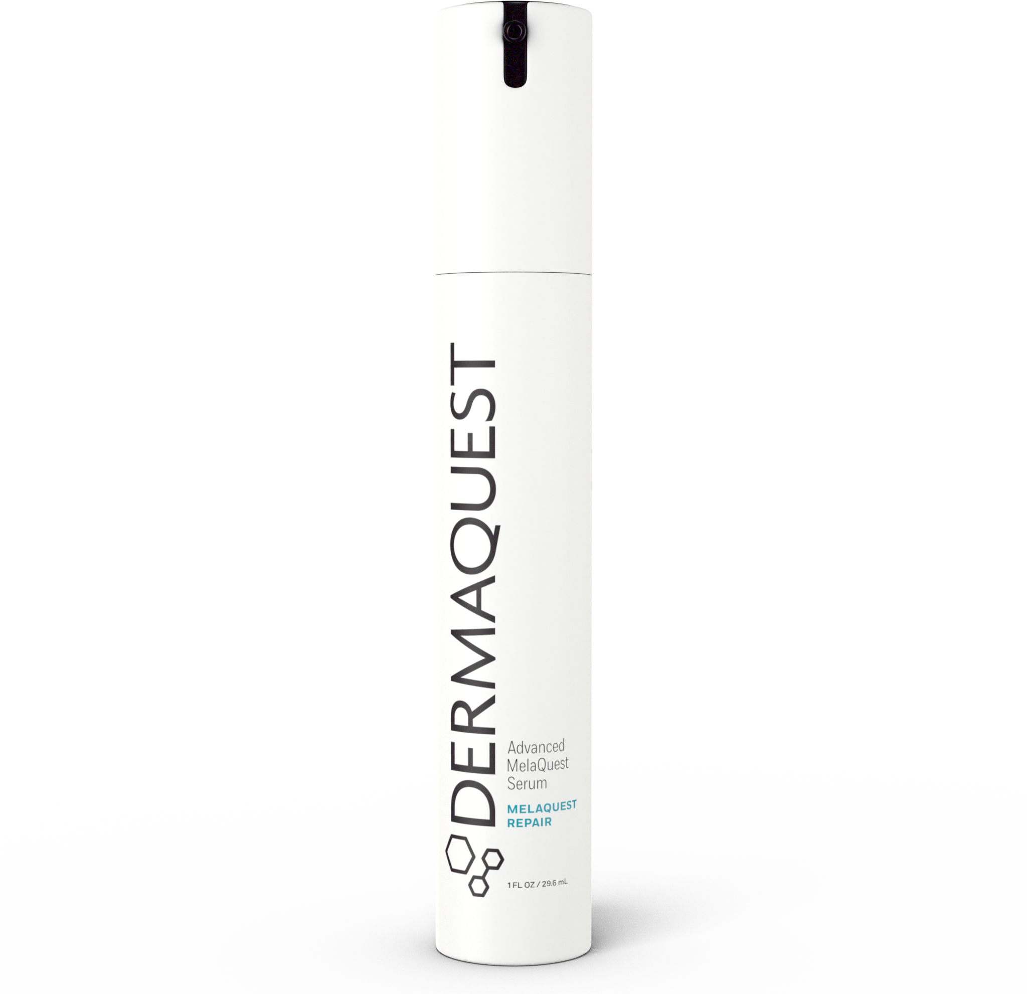 Dermaquest serum bottle on a white background