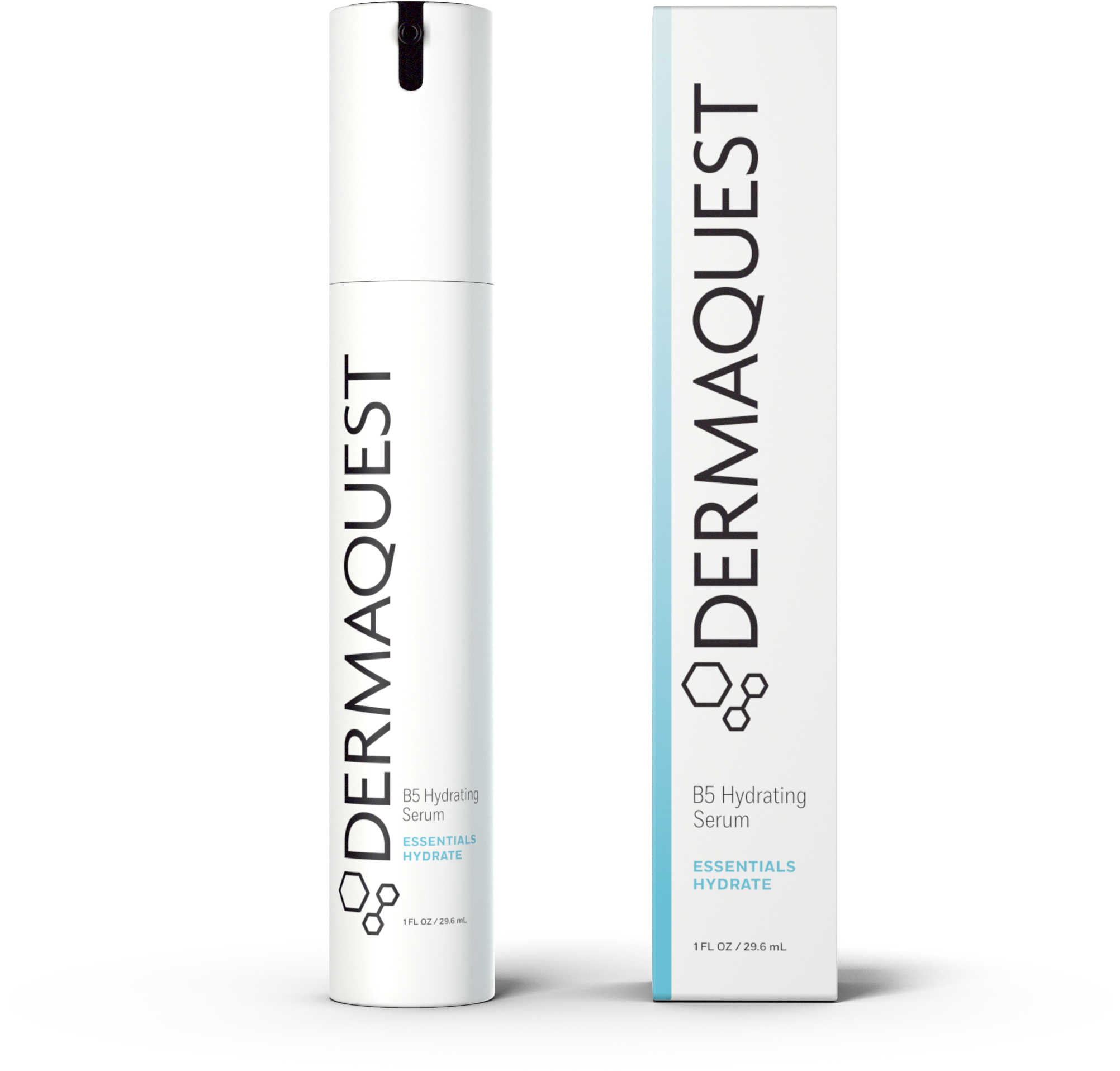Dermaquest B5 Hydrating Serum with packaging on a white background