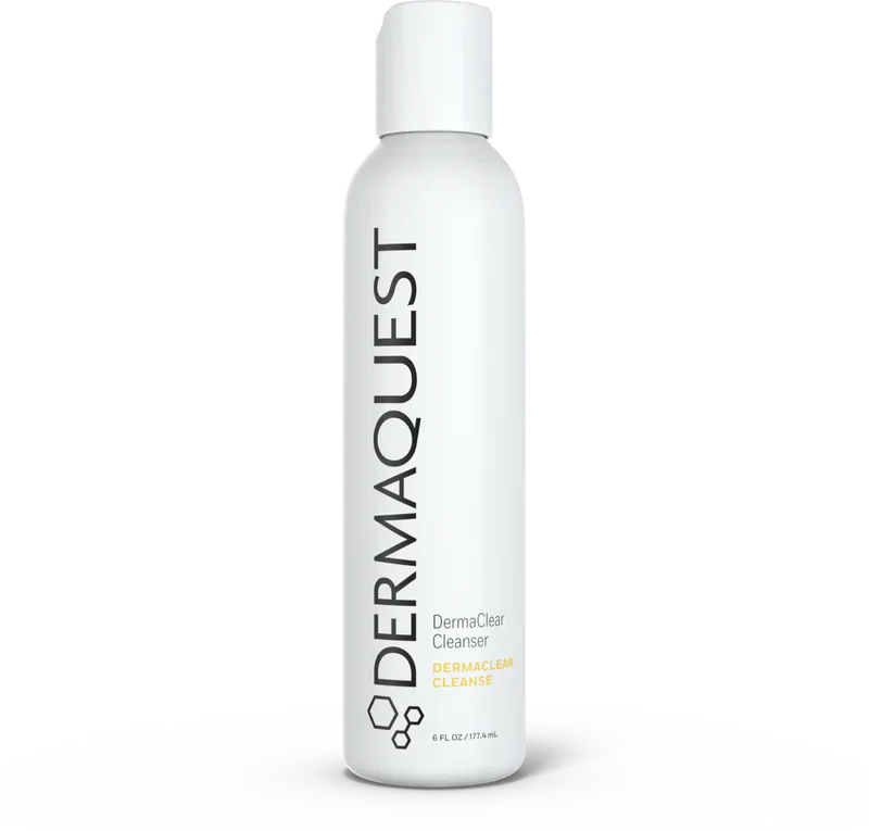 DermaQuest DermalClean Cleanser bottle on a white background