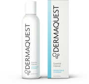 Dermaquest Essential Cleanser bottle and packaging on a white background