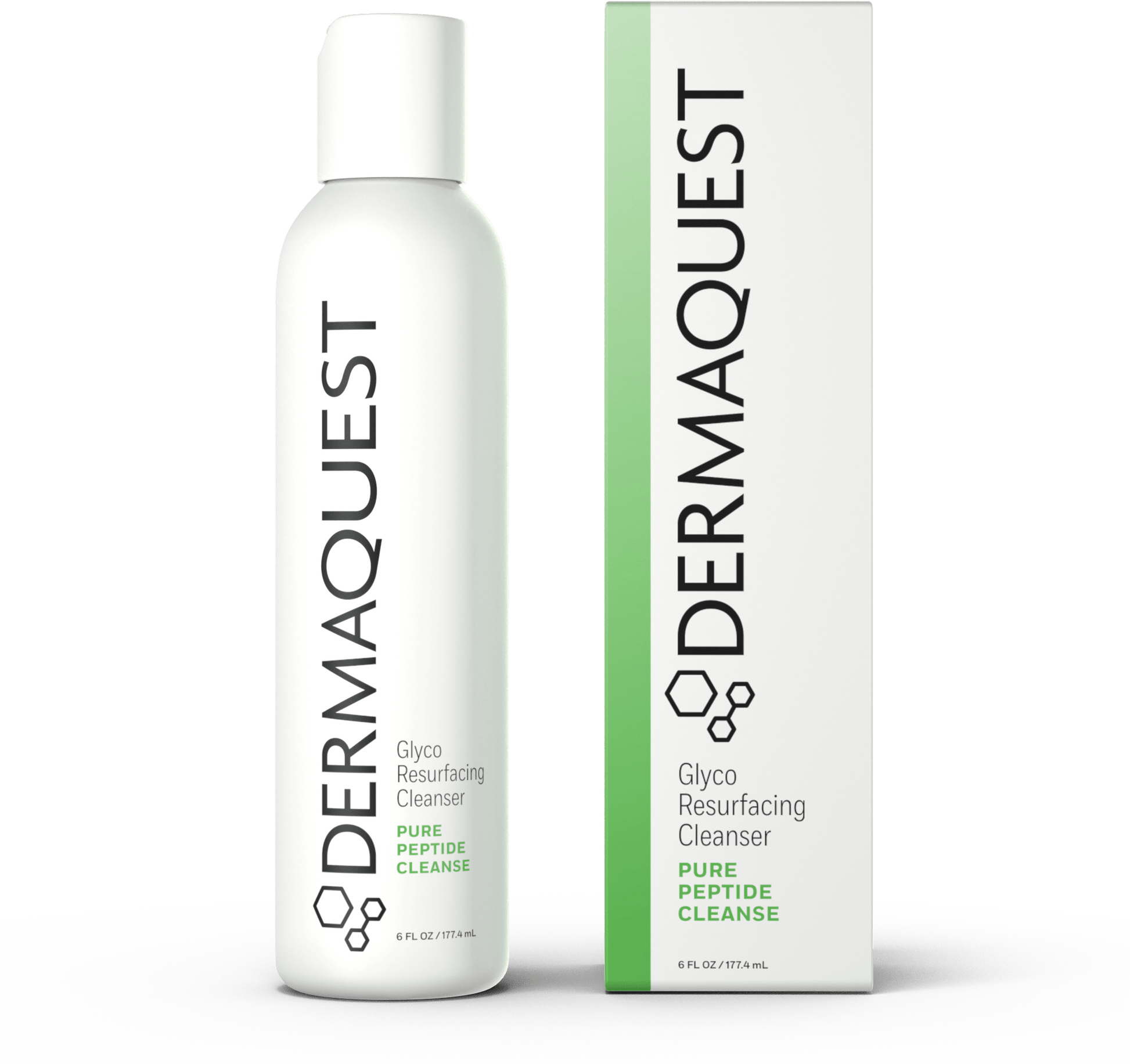 DermaQuest Glyco Resurfacing Cleanser bottle with product box