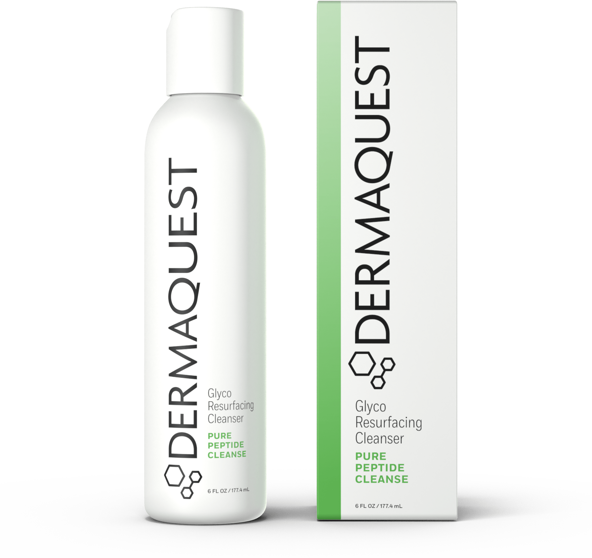 DermaQuest Glyco Resurfacing Cleanser bottle with product box