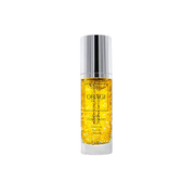 Obagi skincare serum bottle with yellow liquid on a white background