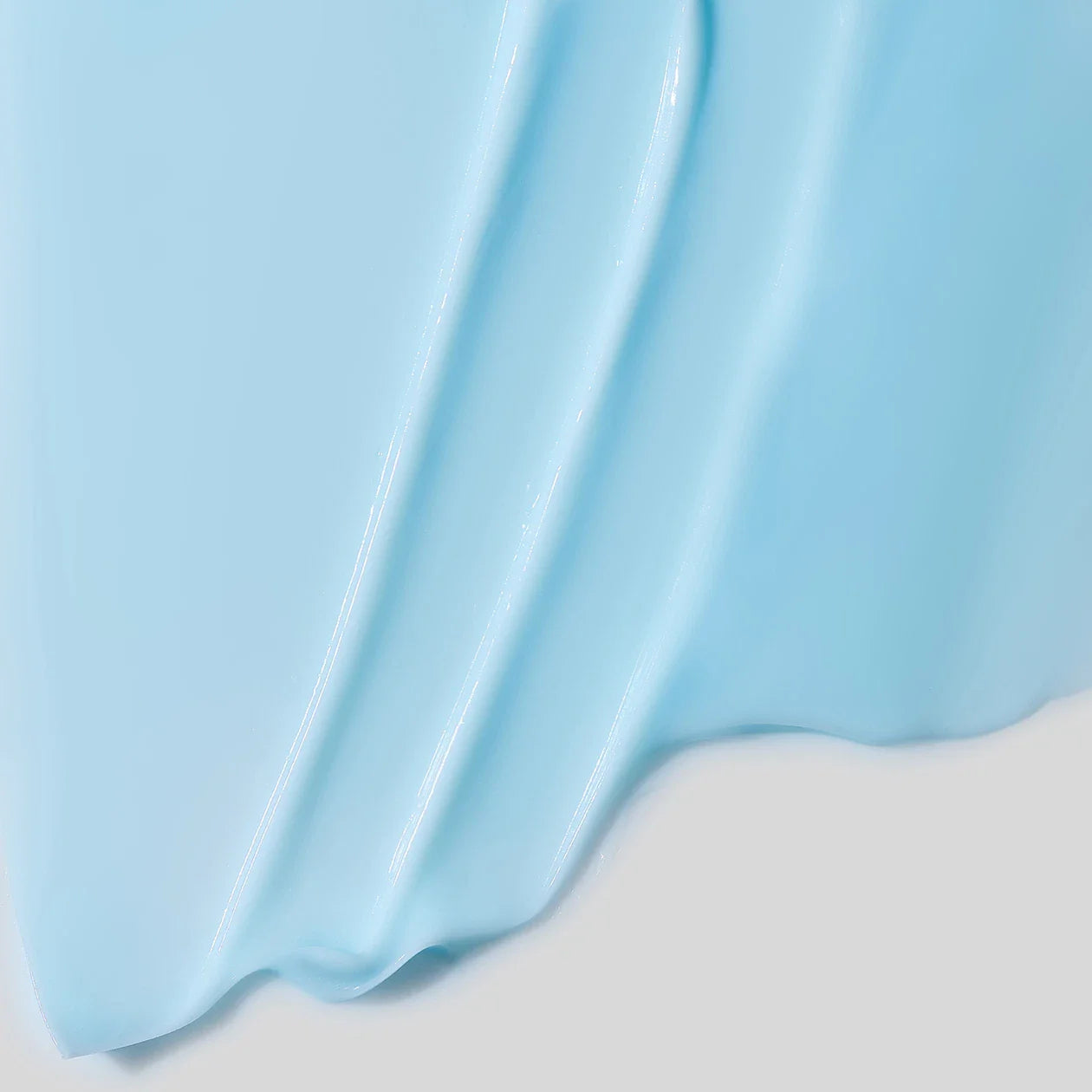 Light blue fabric on a white background