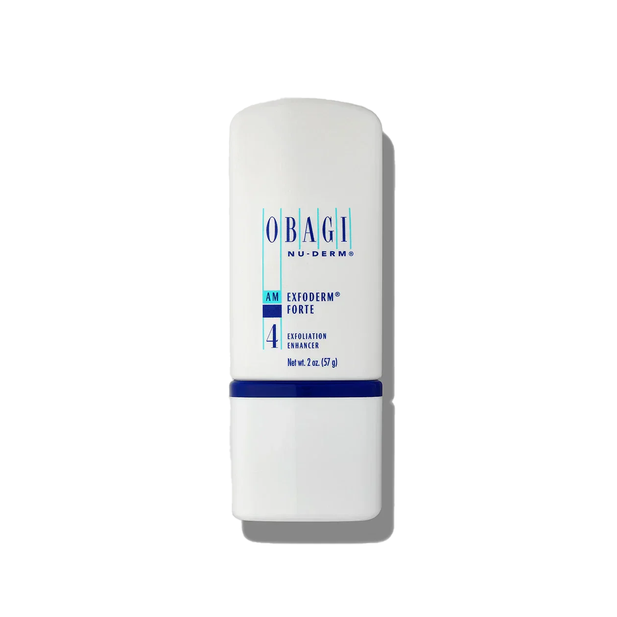 Obagi Nu-Derm Exfoderm Forte skincare product on a white background