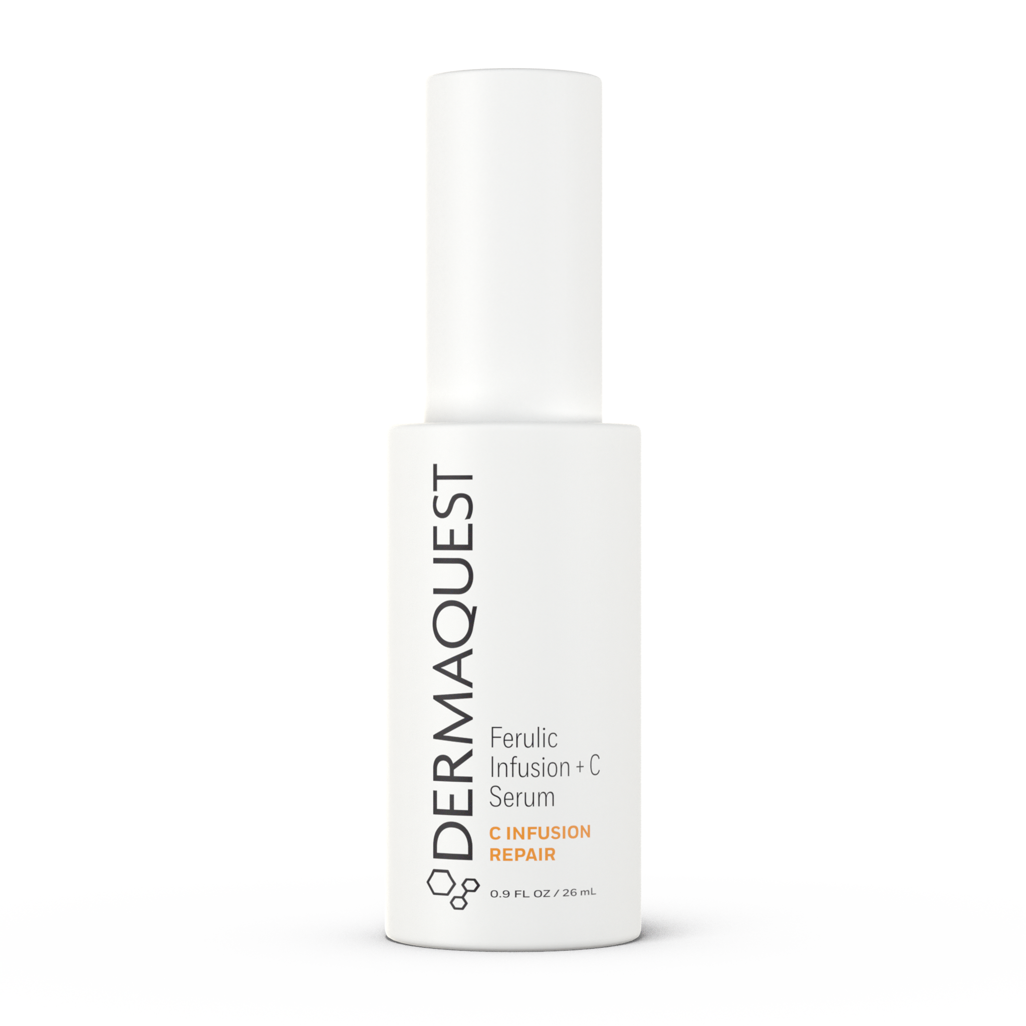 DermaQuest serum bottle on a white background