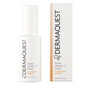DermaQuest Ferulic Infusion + C Serum bottle with product box