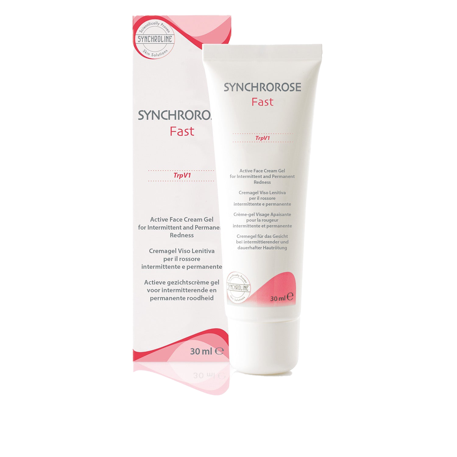 SYNCHROPOSE Fast cream tube and packaging on a white background