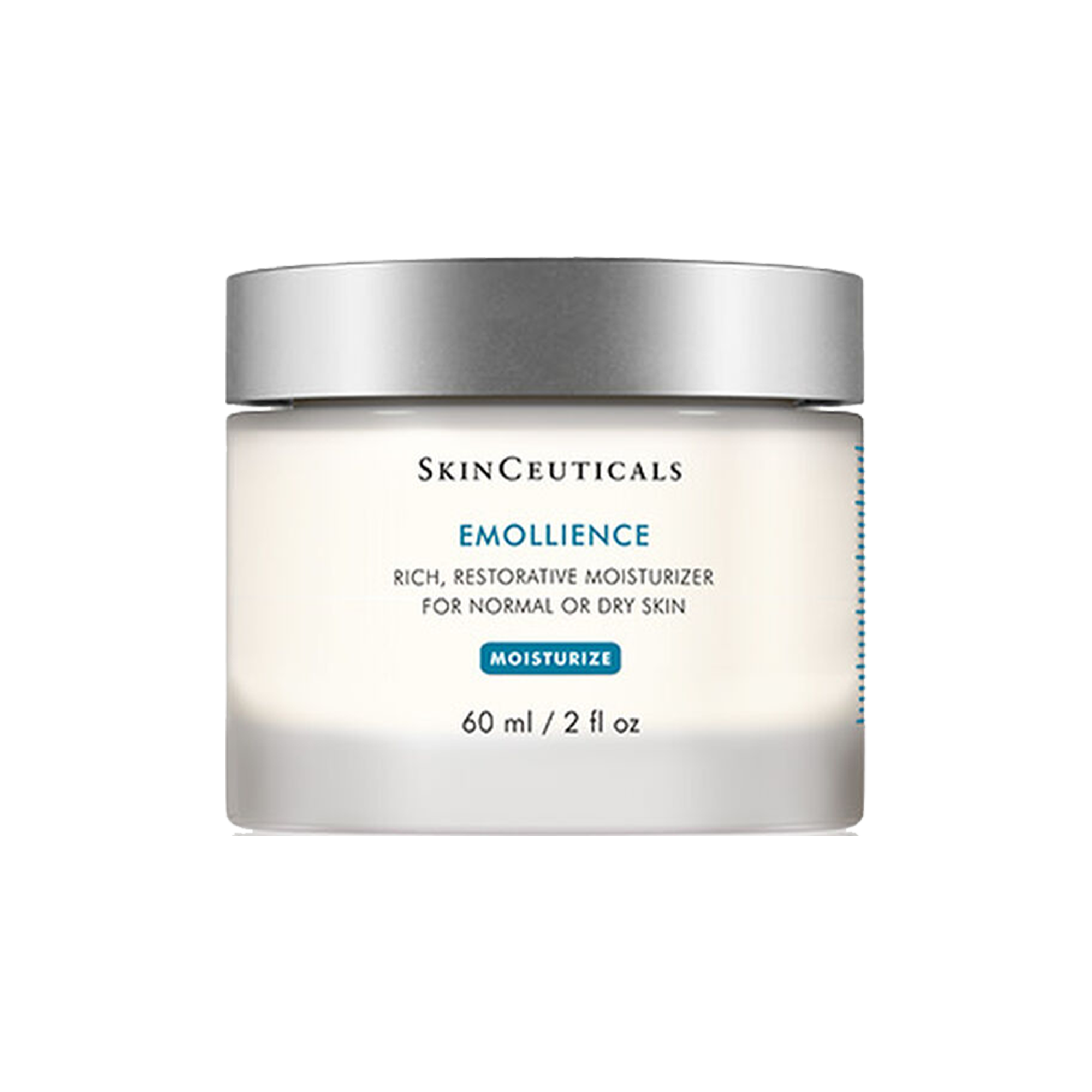 SkinCeuticals Emollience moisturizer jar on a white background