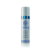 Tebiskin skincare cream bottle on a white background