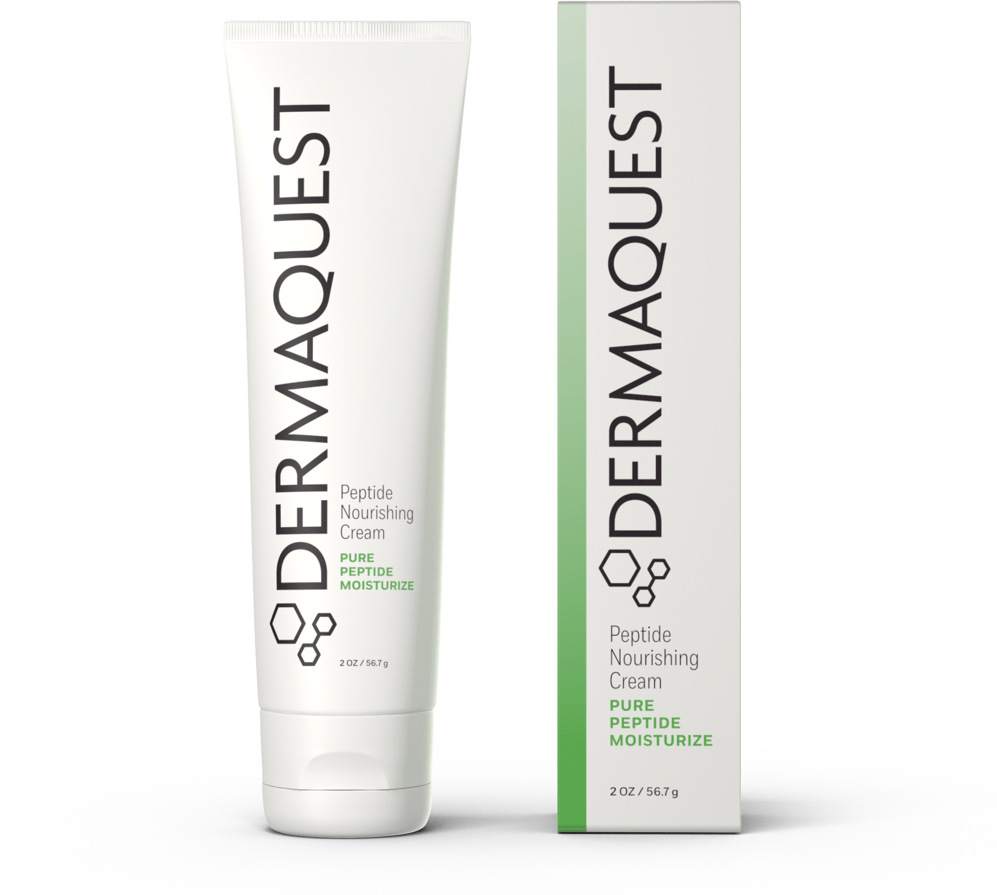 DermaQuest Peptide Nourishing Cream tube with product box