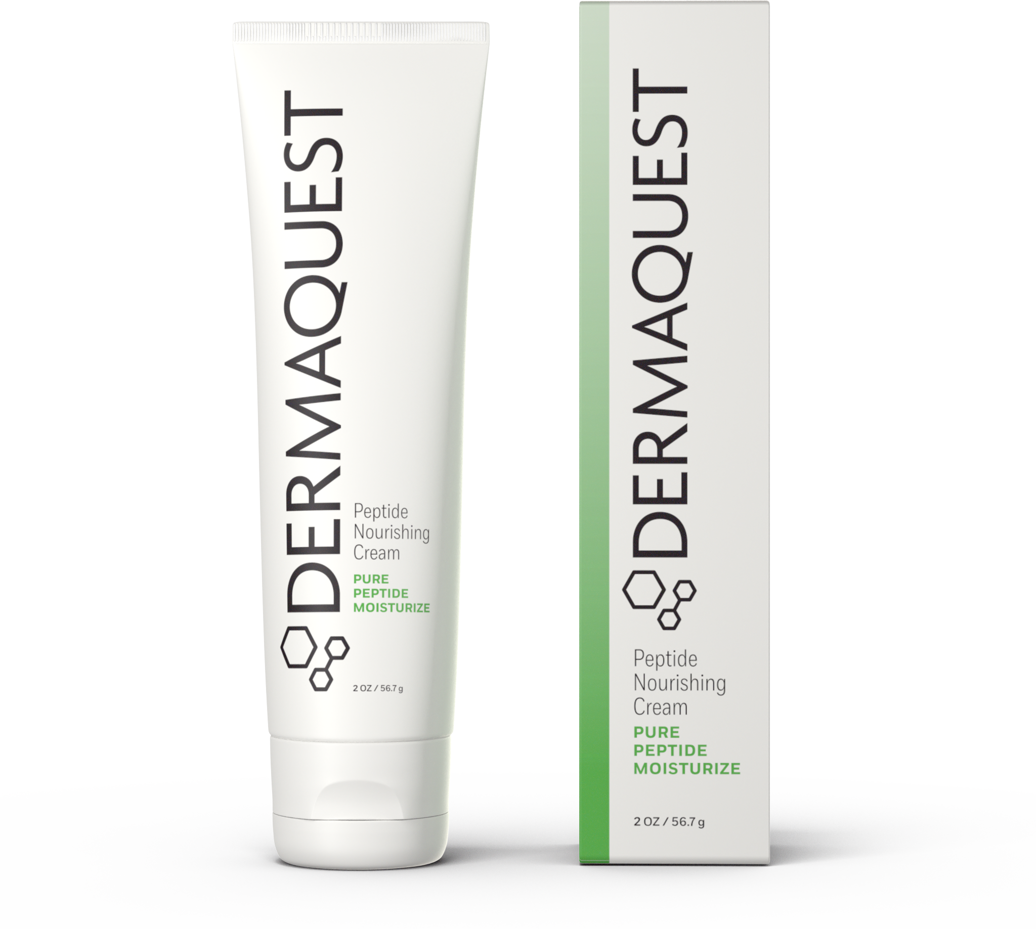 Dermaquest Peptide Nourishing Cream tube and packaging on a white background