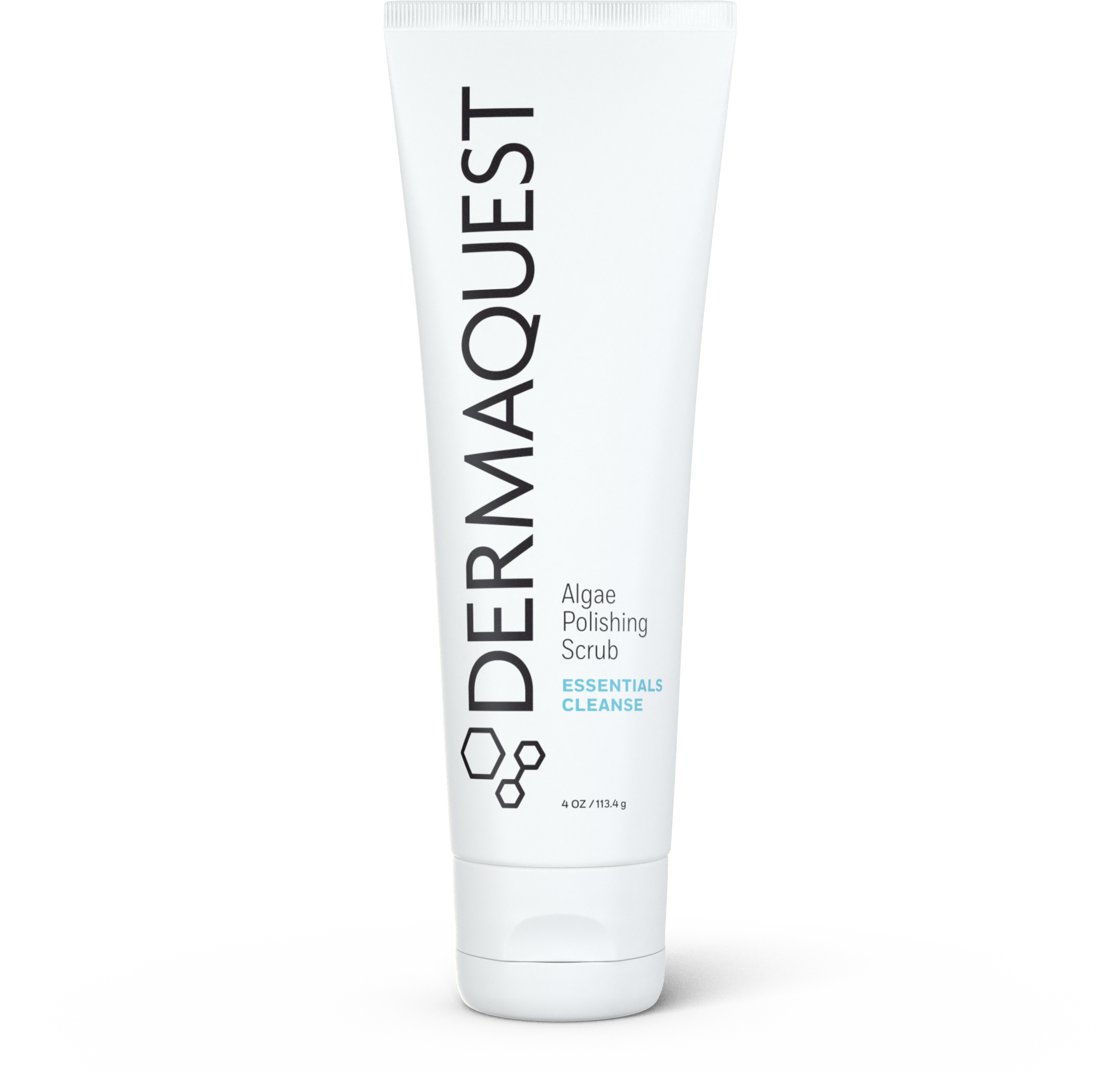 DermaQuest Algae Polishing Scrub tube on a white background