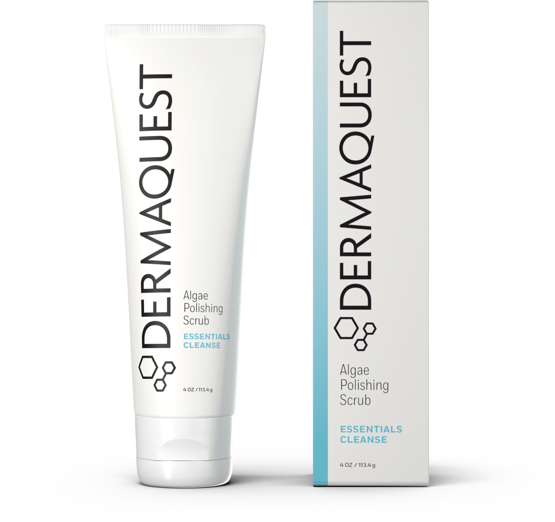 DermaQuest Algae Polishing Scrub tube with product box