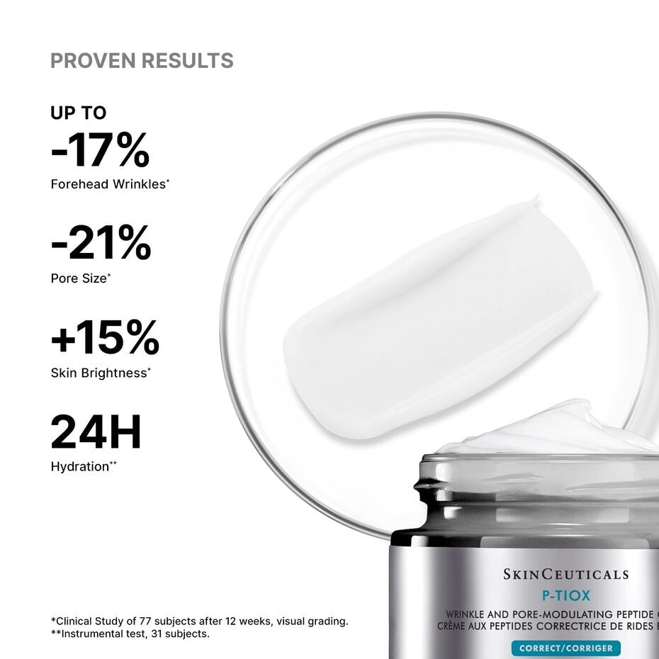 SkinCeuticals P-TIOX Anti-Wrinkle Cream 48ml – Anti-Wrinkle Cream for Fine Lines, Texture & Loss of Firmness