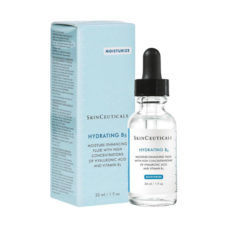 SkinCeuticals Hydrating B5 bottle and packaging on a white background