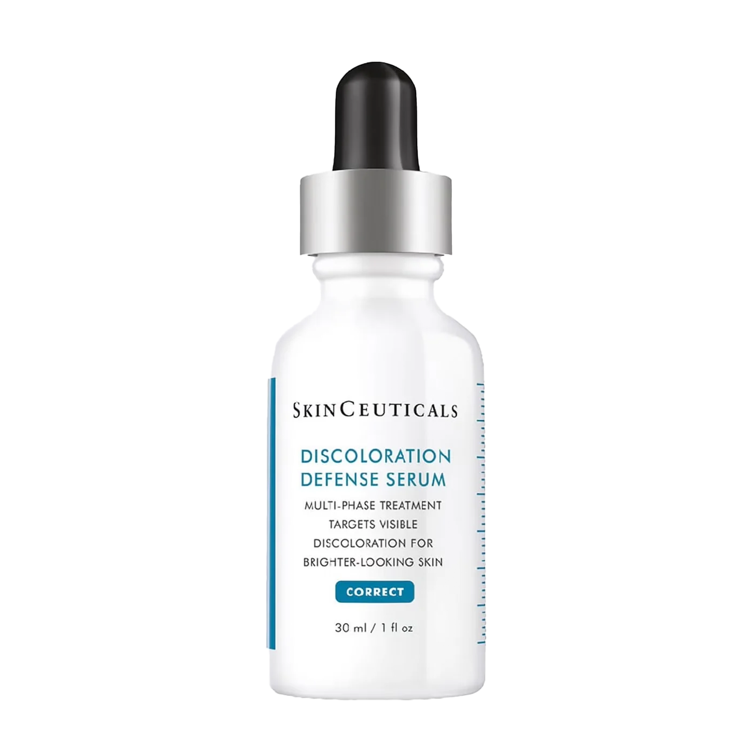 SkinCeuticals Discoloration Defense Serum bottle on a white background