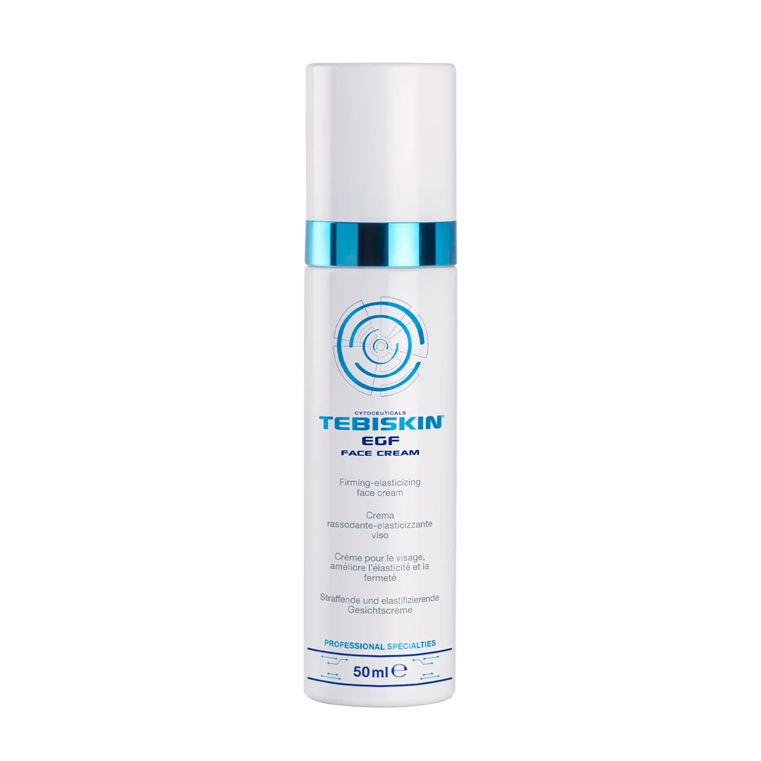 tebiskin egf face cream for skin regeneration weak barrier ageing skin 50ml