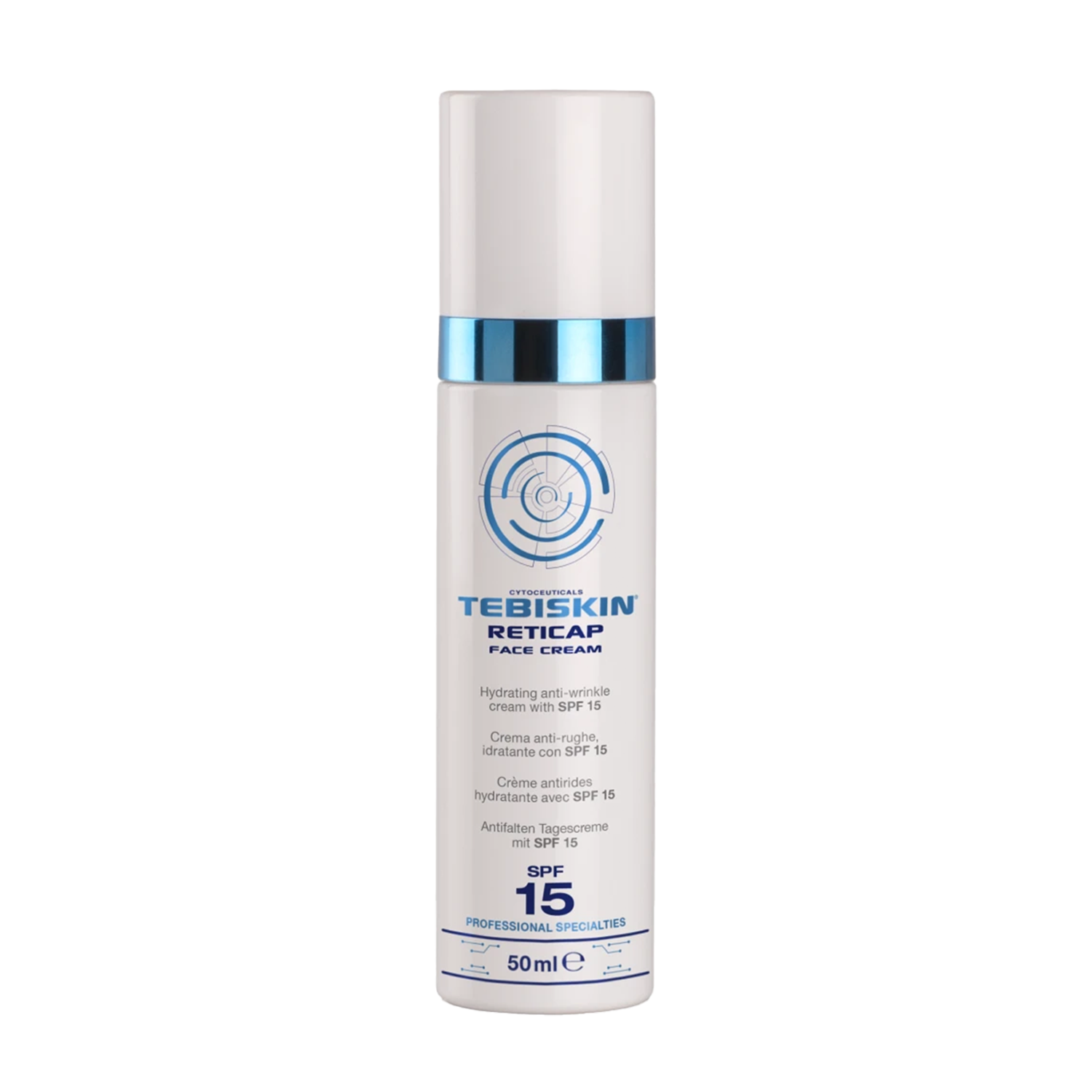 tebiskin reticap face cream for redness prone sensitive skin 50ml
